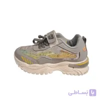 کفش راحتی بچگانه مدل 231 با زیره مقاوم در برابر سایش و بست چسبی