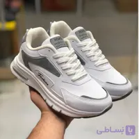 کفش چرم زنانه مدل رامینگو رنگ سفید اسپرت و پیادهروی