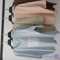 تیشرت باکسی دخترانه با طرح چاپ نخپنبه