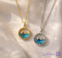 گردنبند زنانه طرح دریا