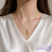 گردنبند گل اقتصادی استیل