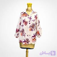 شومیز دبل فیس گلدار