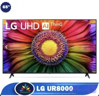 تلویزیون ال جی UR80 سایز 65 اینچ کیفیت تصویر ۴K