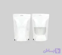 پاکت متالایز زیپ دار پنجره مستطیل 5 عددی