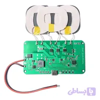 ماژول شارژر وایرلس 20W با ورودی Type-C به همراه صفحه کویل شارژ