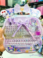 پک مانیکور ناخن مصنوعی بچگانه کرومی