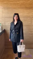 مانتو کتی مازراتی کج راه دبل زنانه مدل هانی