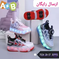 کفش اسکیتی چراغدار دو حالته کد ۷۰۲۴