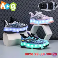 کفش اسکیتی چراغدار دو حالته کد ۸۰۲۰
