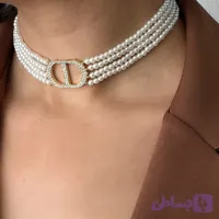 چوکر مرواریدی dior
