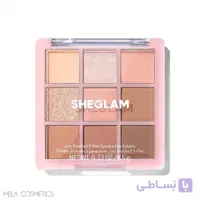 پالت 9 تایی شیگلمپالت سایه 9 رنگ جاست بلاشد شیگلم Sheglam