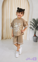 ست دخترانه پاپیون | نرم و راحت | خنک و مناسب تابستان