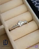 انگشتر مینیمال نقره‌ای ژوپینگ ۲۰۱۰۴۲