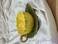 لته خوری افتاب گردان به همراه برگ