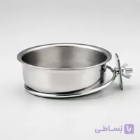 ظرف دانه و آبخوری استیل