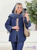 کت جین پشت پیله کد 8514