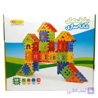 بازی فکری بلوک های خانه سازی مدل ساختنی ردتویز (REDTOYS)