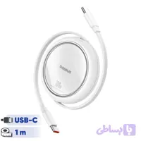 کابل USB-C به USB-C جمع شونده باسئوس مدل CB000062 طول 1 متر 100 وات