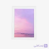 تابلو مدرن آسمان صورتی