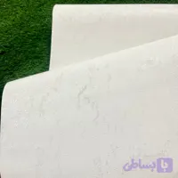 کاغذ دیواری لیبل دار درجه یک قابل شستشو وارداتی سفید ۱۰۰٪pvc
