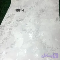 کاغذ دیواری لیبل دار درجه یک قابل شستشو وارداتی۱۰۰٪pvc طوسی روشن خوش رنگ