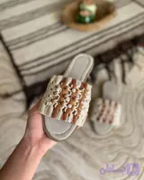 صندل زنانه سنتی مکرومه بافی مدل جنیفرلوپز