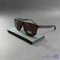عینک آفتابی مردانه پلاریزه قهوه ای مناسب صورت های بزرگ