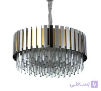 لوستر سقفی کیمیانور طرح پیانویی استیل دارای رنگبندی سفارشی