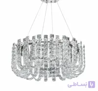 لوستر مدرن برلیان کریستالی با نور سه حالته