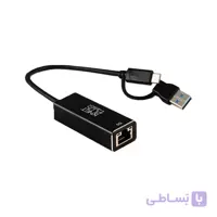تبدیل Type-C به LAN کی نت پلاس KP-LA01