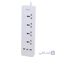 چند راهی 4 خانه هیسکا CH-5518EU با کابل 2 متری