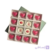 باکس ولنتاین بن‌بن شکلات سفید | هدیه ولنتاین