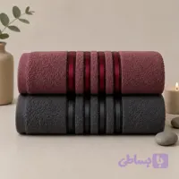 حوله حمامی برق لامع سایز 100×160 سانتی‌متر