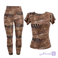 ست تیشرت و لگ زنانه راحتی