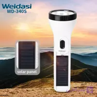 چراغ دستی شارژی خورشیدی ویداسی مدل WD-340S با چراغ قوه LED