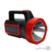 چراغ قوه شارژی خورشیدی ویداسی مدل WD-562S با چراغ مطالعه LED