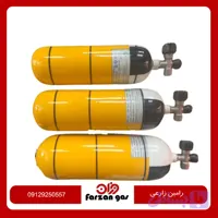 کپسول کامپوزیت BTIC 9 لیتری با شیر ساده مادام العمر