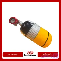 کپسول کامپوزیت btic 2/5 لیتری با شیر مانومتردار تست 20 ساله
