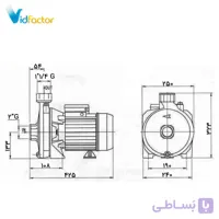 پمپ آب بشقابی پنتاکس CMT 400