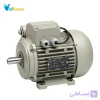 الکتروموتور تک فاز کلاج دار آلومینیومی 2.2 کیلو وات 1500 دور الکتروژن-گشتاور بالا دو خازن