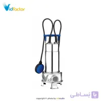 پمپ لجن کش ابارا استیل بدون فلوتر RIGHT 100M 10 MT