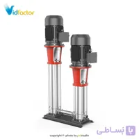 مجموعه پمپ فشار قوی عمودی طبقاتی تمام استیلLVS10-20B+LVSD10-22B