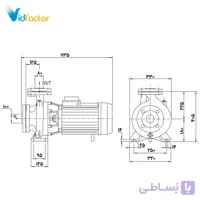 پمپ آب سانتریفیوژ فلنج دار پنتاکس CM 80-160C