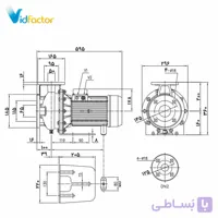 پمپ آب استیل ابارا 3LM/E 50-200 11 IE2