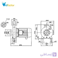 پمپ آب سانتریفیوژ چدنی ابارا MMD4 50-250/3.0 IE2