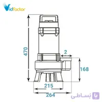 پمپ لجن کش توان تک مدل TPB 15.6 M