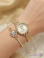 ست دستبند و ساعت زنانه برند TIME4U کد 2