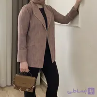مانتو کتی زنانه قهوه ای موکا شانتون گازوییلی سایز 38 تا 42 آستردوزی شده