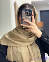 شال پلیسه مزونی کرم
