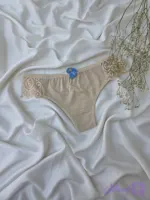 شورت زنانه فانتزی نخ و گیپور دارای رنگبندی مدل رز